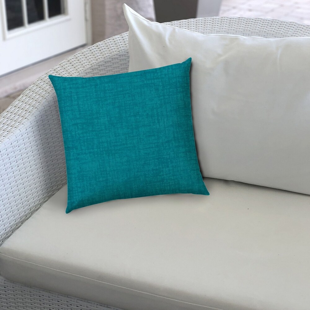 Joita WEAVE Aqua Indoor/Outdoor Pillow   Sewn Closure