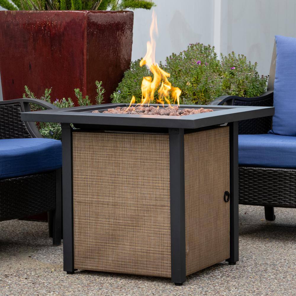 Bond Woodleaf 28 in. Gas Fire Table 51846