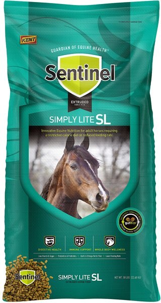 Kent Sentinel Simply Lite Horse Food， 50-lb bag