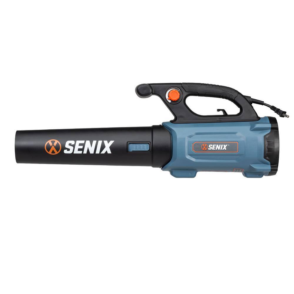 Senix 115 MPH 690 CFM 12-Amp Electric Handheld Leaf Blower BLAE12-M