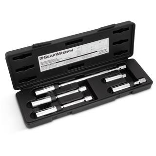 GEARWRENCH 38 in. Drive 6-Point Magnetic Swivel Spark Plug Socket Set (5-Piece) 80601