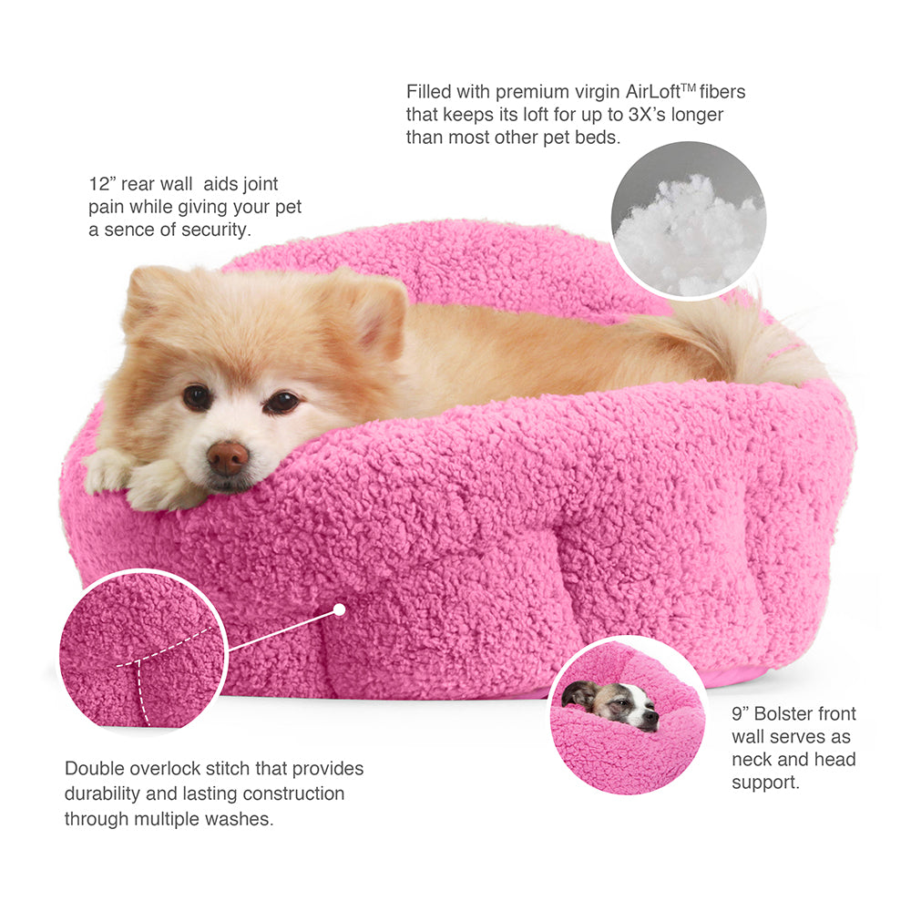 Best Friends by Sheri Deep Dish Cuddler Sherpa - Standard Fushsia