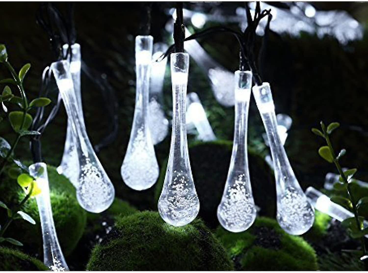 Solar String Lights - Suitable For Outdoor - 6.4m - 30 Leds - For Garden Lighting - As Christmas， We