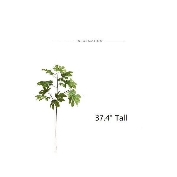 RusticReach Artificial Octagonal Foliage Branch 37.4 Tall