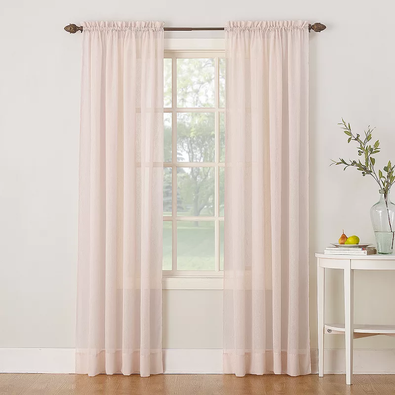 No. 918 Erica Crushed Sheer Voile Window Curtain