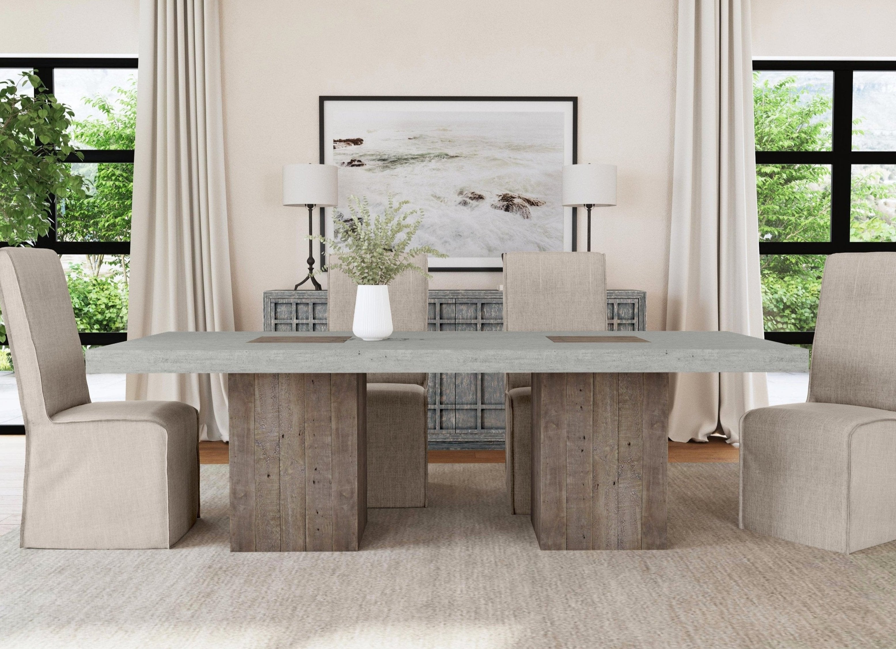 Phoenix Gray 94 Dining Table