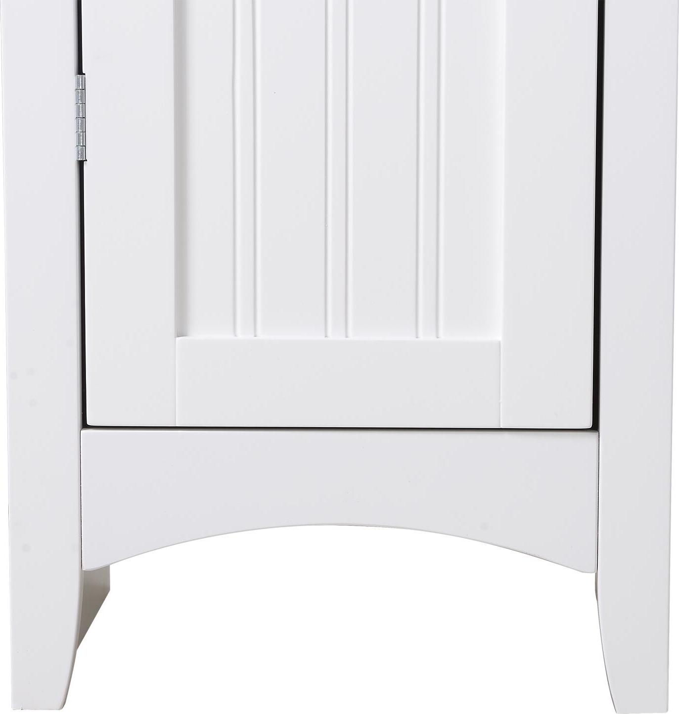 OS Home and Office Furniture One Door Kitchen Storage Pantry  White