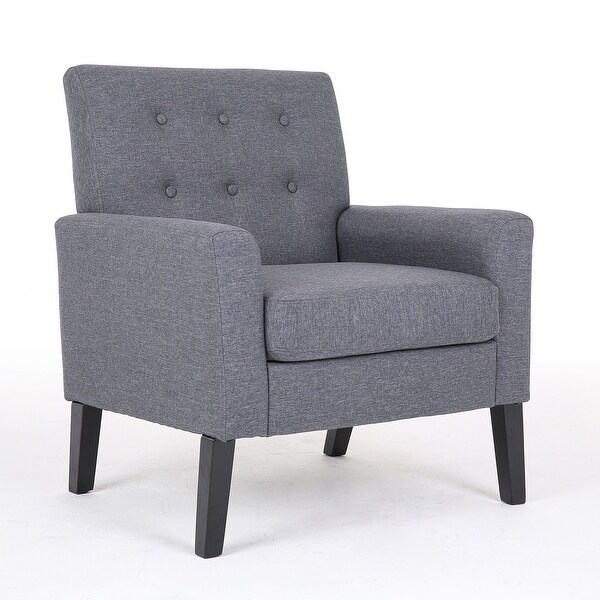 Tufted Upholstered Comfy Reading Accent Chairs Sofa