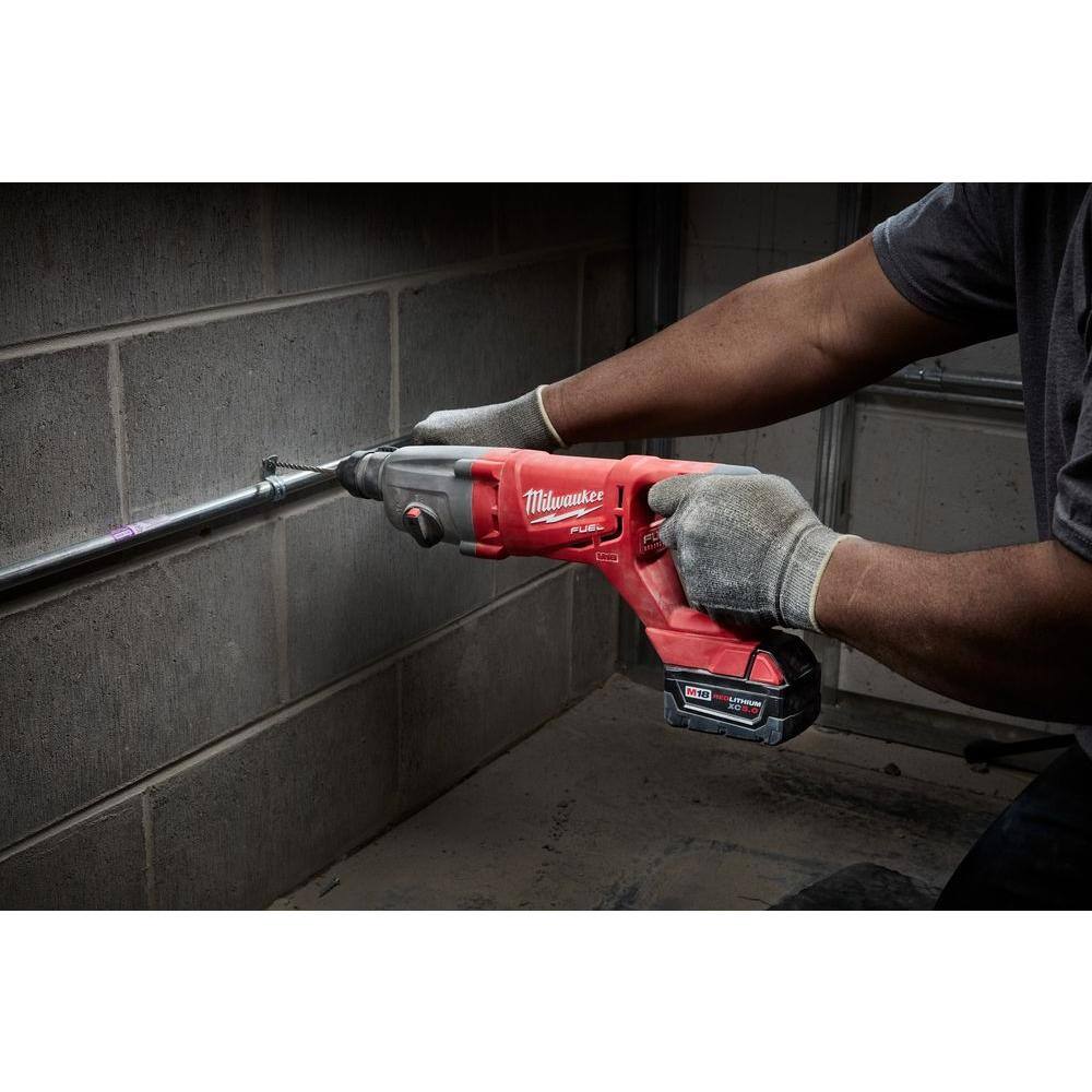 MW M18 FUEL 18V Lithium-Ion Brushless Cordless 1 in. SDS-Plus D-Handle Rotary Hammer (Tool-Only) 2713-20