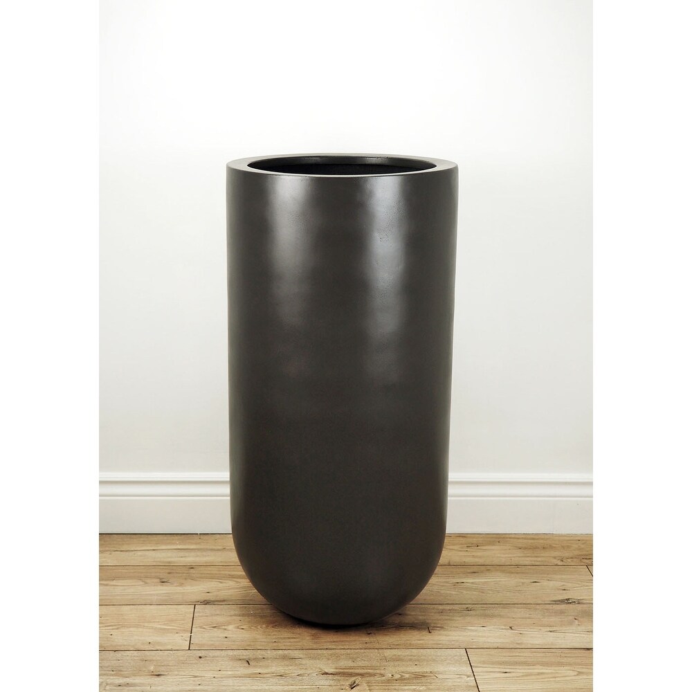 Round Bottom Planter in White Matte Finish 36\