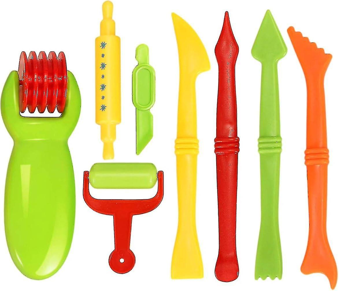 26 Pieces Clay Accessories Dough Sets Girls Boys Plastic Tool Plastic Knife And Fork Kneading Tool C