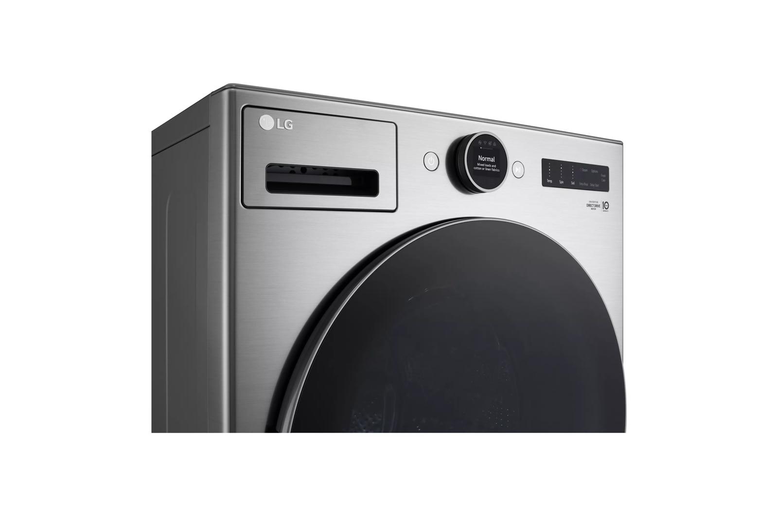 Lg WM5700HVA 4.5 Cu.Ft. Smart Front Load Washer With Turbowash® 360(Degree), Built-In Intelligence And Ezdispense®