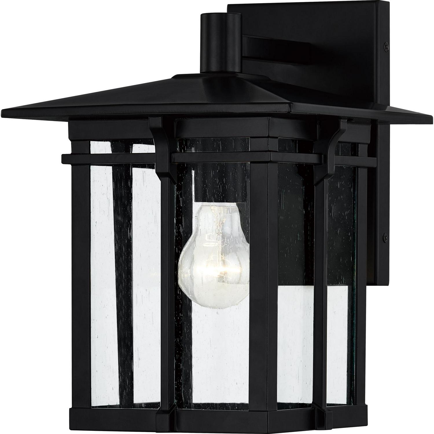 Ashley Harbour Finn 1Light Matte Black Outdoor Wall Lantern  Crowdfused