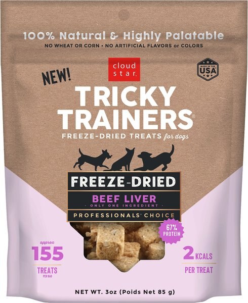 Cloud Star Tricky Trainers Freeze Dried Training Dog Treats