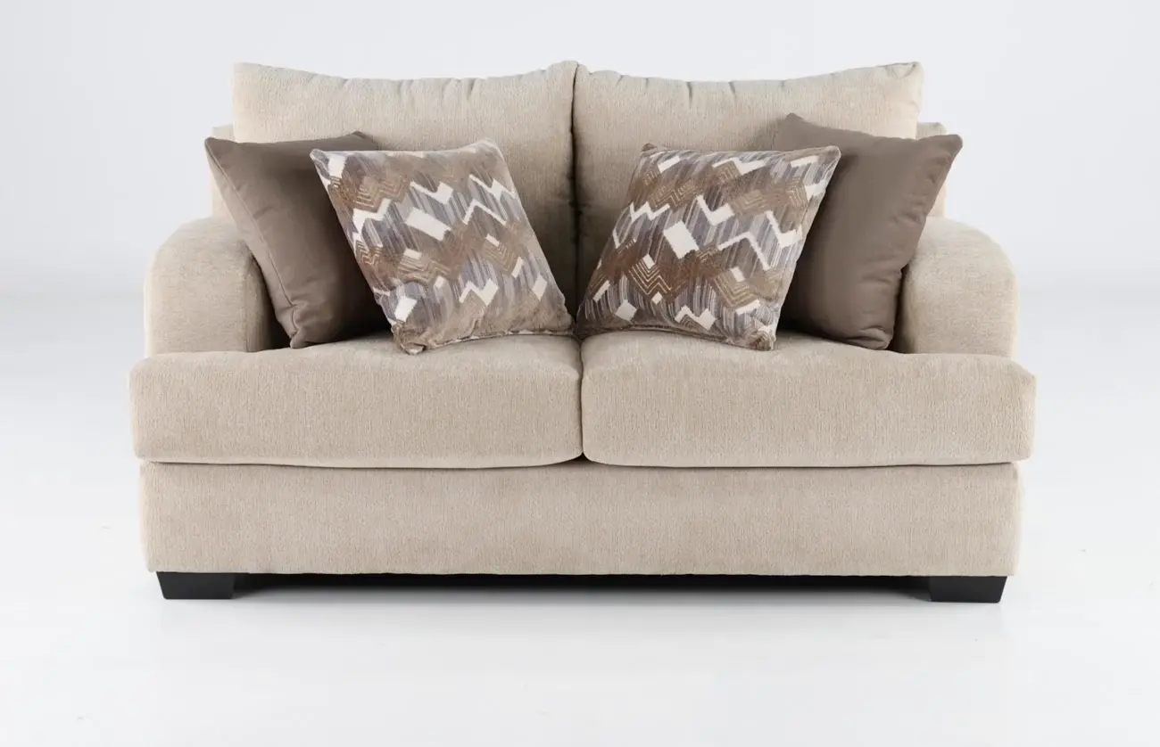 Rally Beige Loveseat