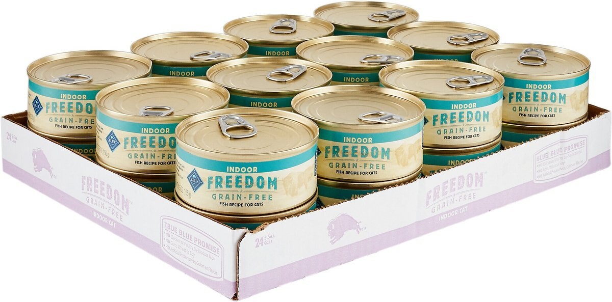 Blue Buffalo Freedom Indoor Adult Fish Recipe Grain-Free Canned Cat Food