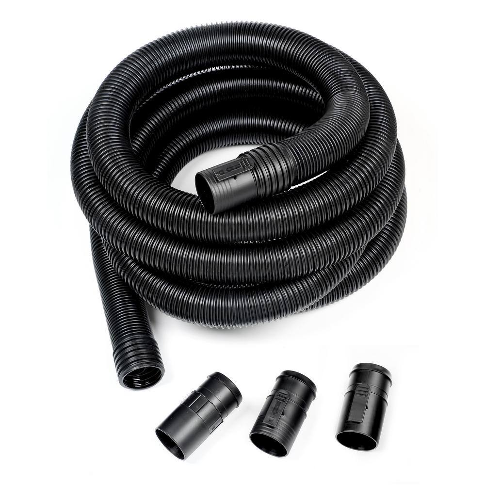 RIDGID 2-12 in. x 13 ft. Dual-Flex Tug-A-Long Locking Vacuum Hose for RIDGID WetDry Shop Vacuums LA2521