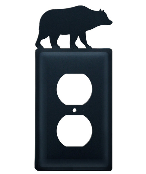 Village Wrought Iron EO 14 Bear   Single Outlet Co...