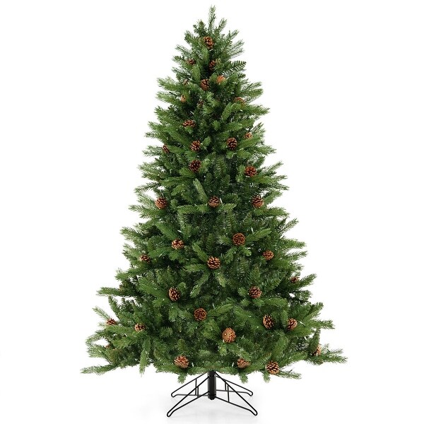 Costway 6 FT PreLit Christmas Tree 3Minute Quick Shape with Quick