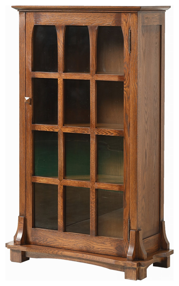 Mission Oak Bookcase Craftsman Style Bookcase   Craftsman   Bookcases   by Crafters and Weavers  Houzz