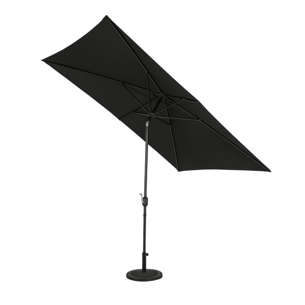 Island Umbrella 10 x27 X 6 5 x27 Rectangular Bimini Market Patio Umbrella Black