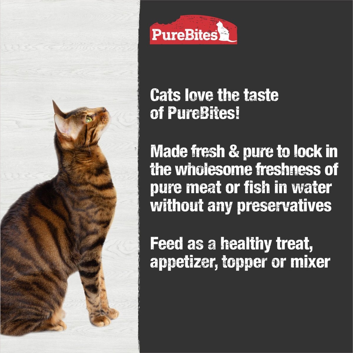 PureBites Mixers 100% Chicken Breast in Water Grain-Free Cat Food Trays