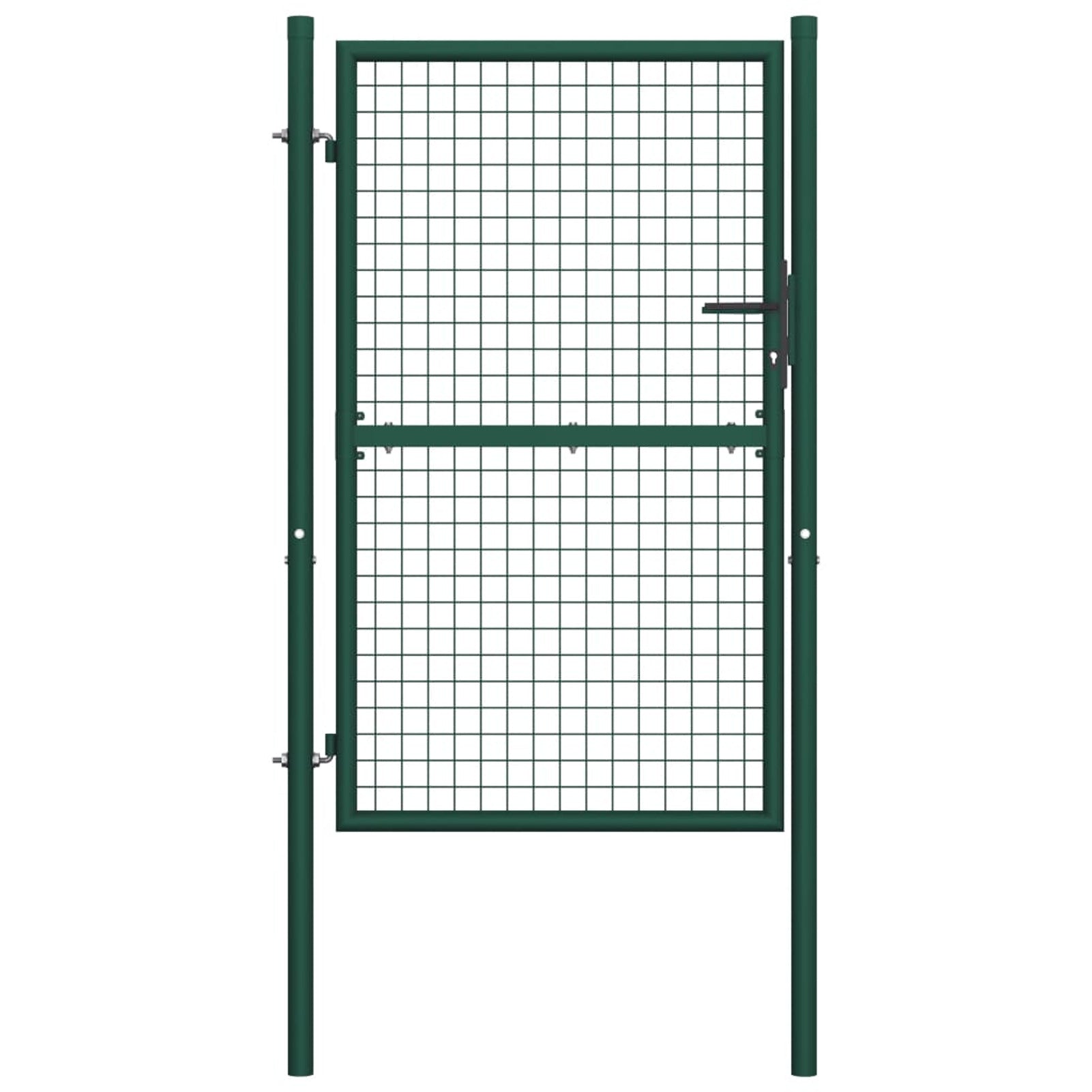 MABOTO Fence Gate Steel 39.4"x59.1" Green