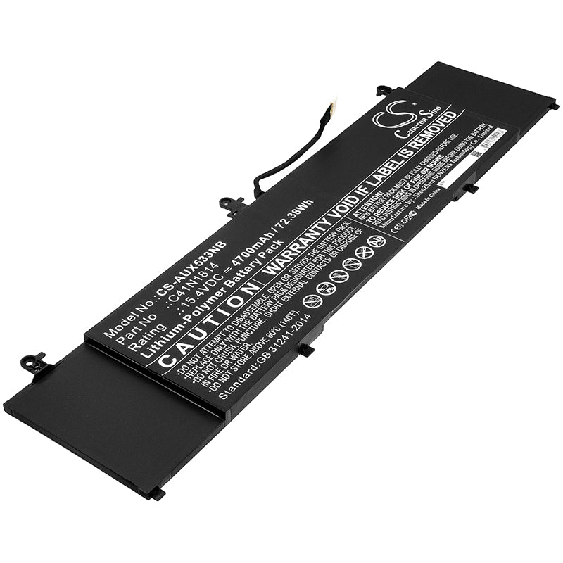 Asus BX533FD RX533 RX533FD U5300FD UX533 UX533FD Z Replacement Battery BatteryClerkcom Laptop and Notebook