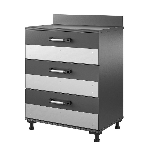 Boss 3 Drawer Storage Cabinet Gray Room amp Joy