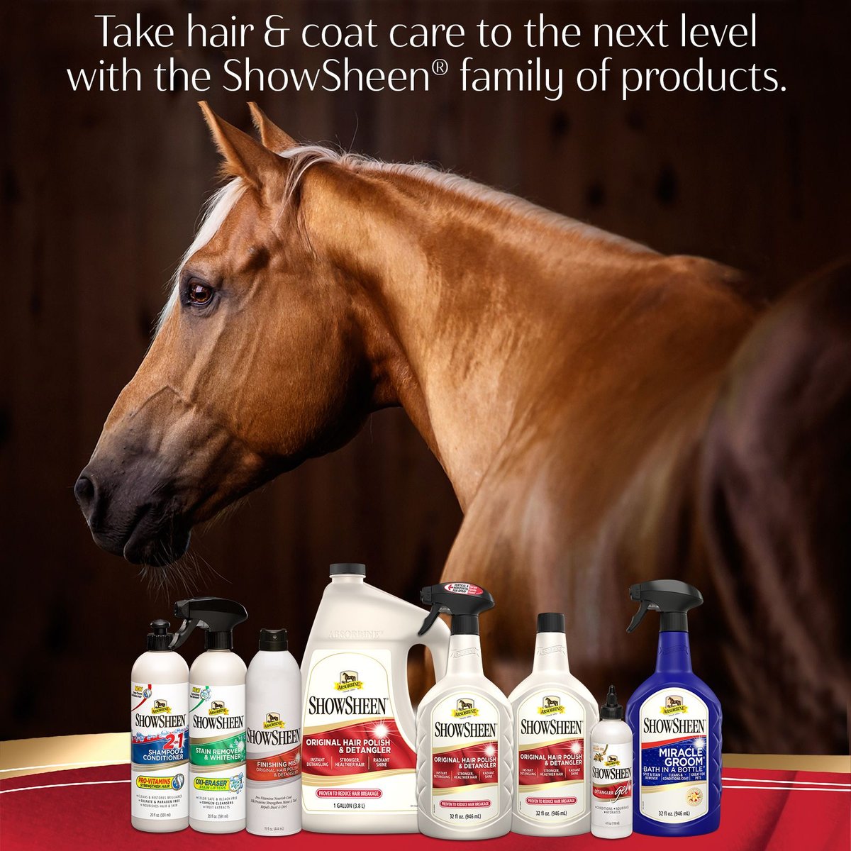 Absorbine Showsheen 2-In-1 Horse Shampoo and Conditioner