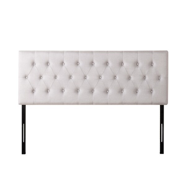 Priage by ZINUS Button Tufted Upholstered Headboard - - 20508300