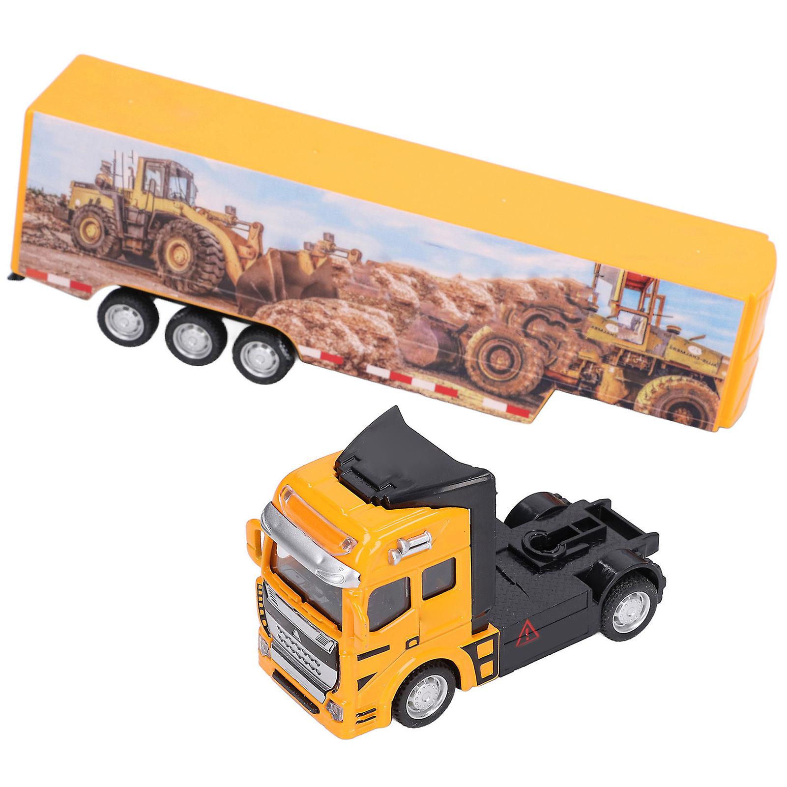 Container Truck Toy Alloy Simulation Mini Child Vehicle Model For Collection Decoration