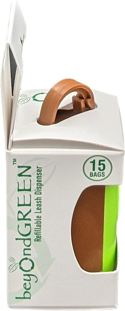 beyondGREEN Poop Bags Dispenser with Plant-Based Dog Waste Bags