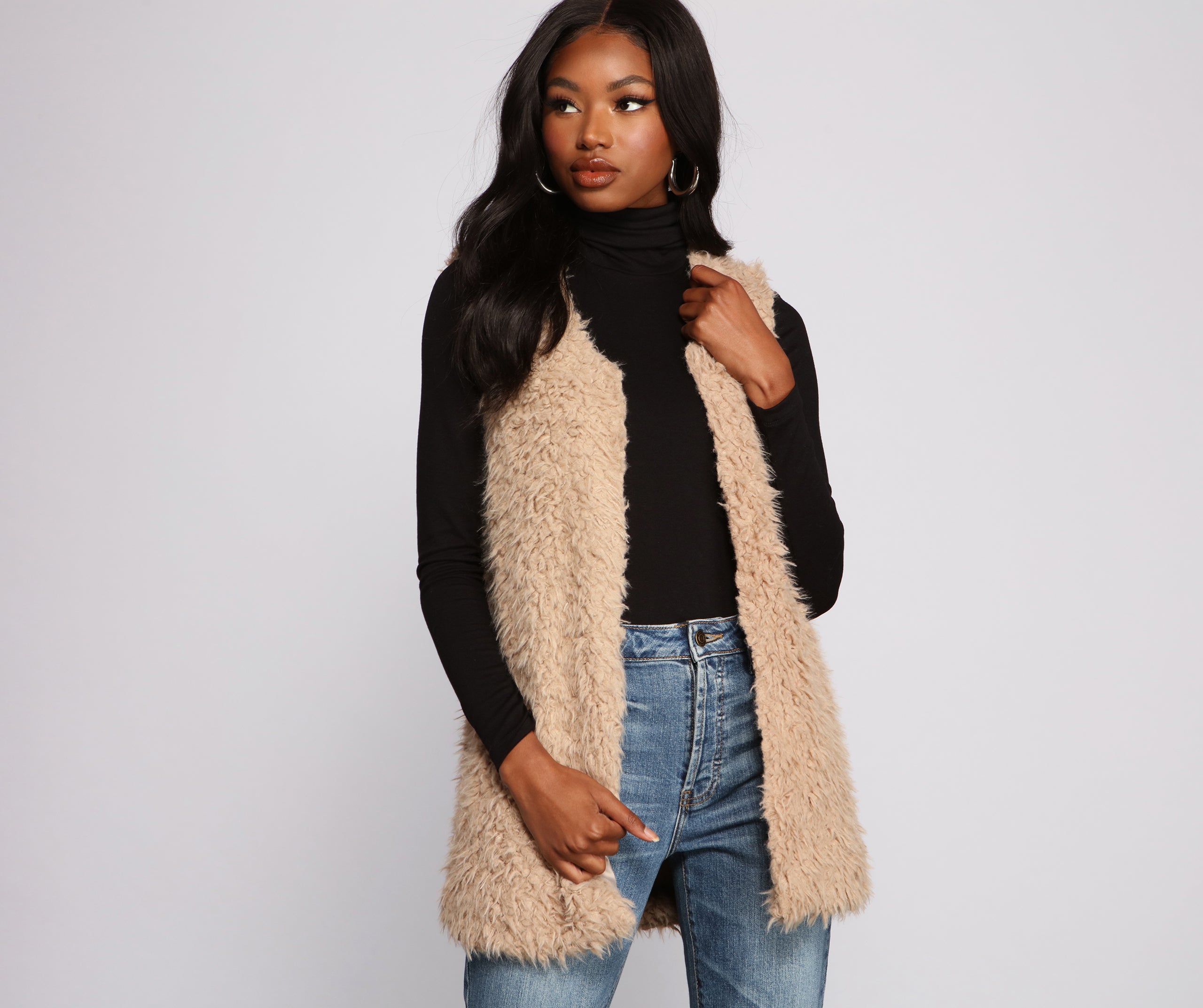 On Trend Faux Fur Vest