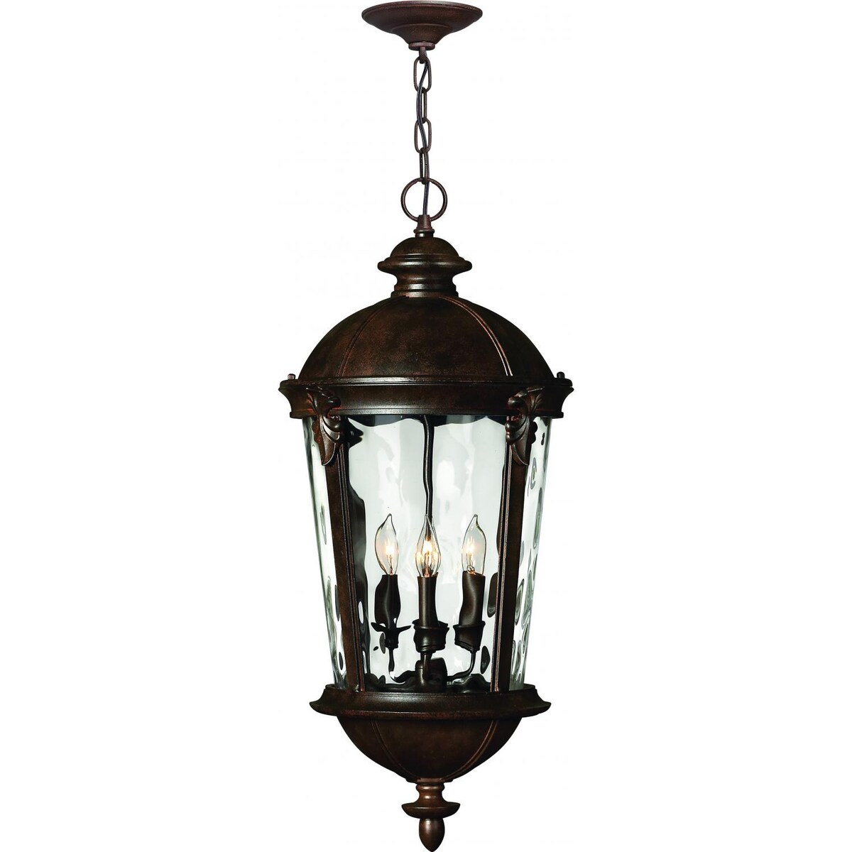 Hinkley Lighting Windsor Four Light 29-Inch Outdoor Hanging Lantern