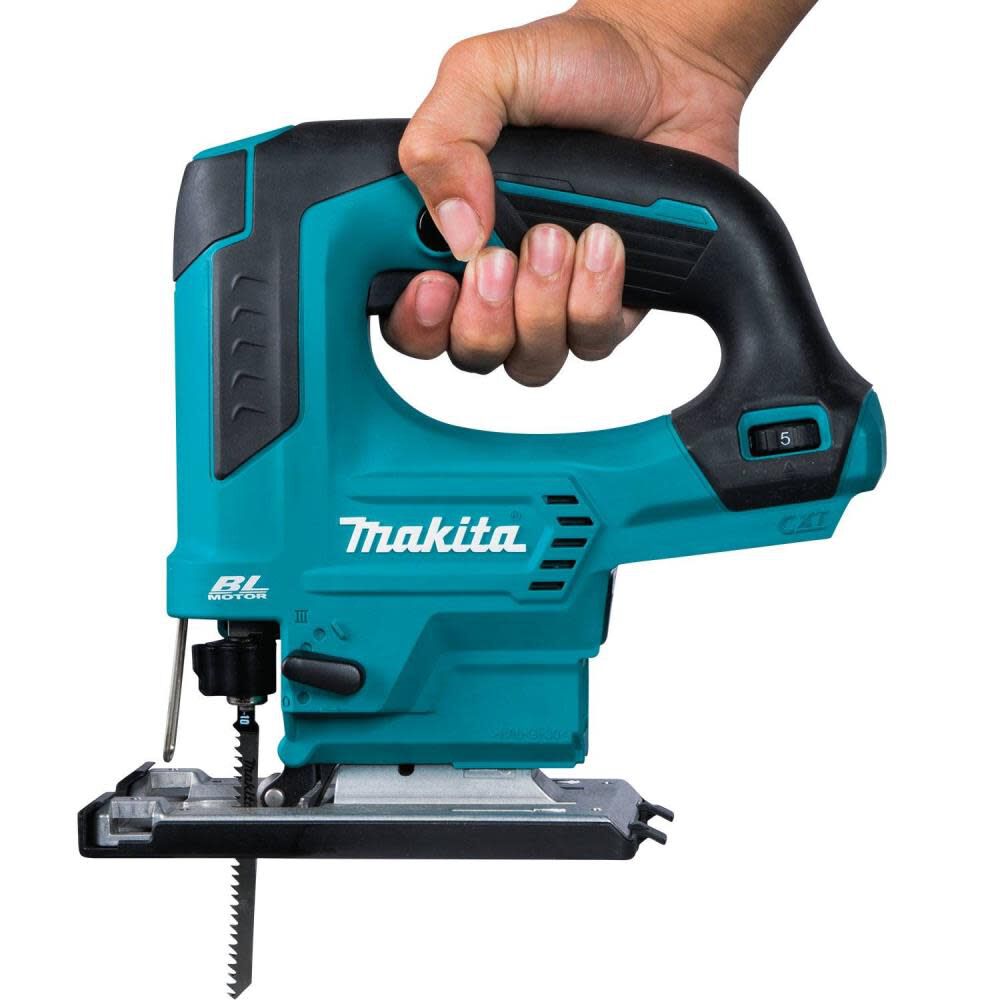 Makita 12V Max CXT Lithium-Ion Brushless Cordless Top Handle Jig Saw Tool Only VJ06Z from Makita