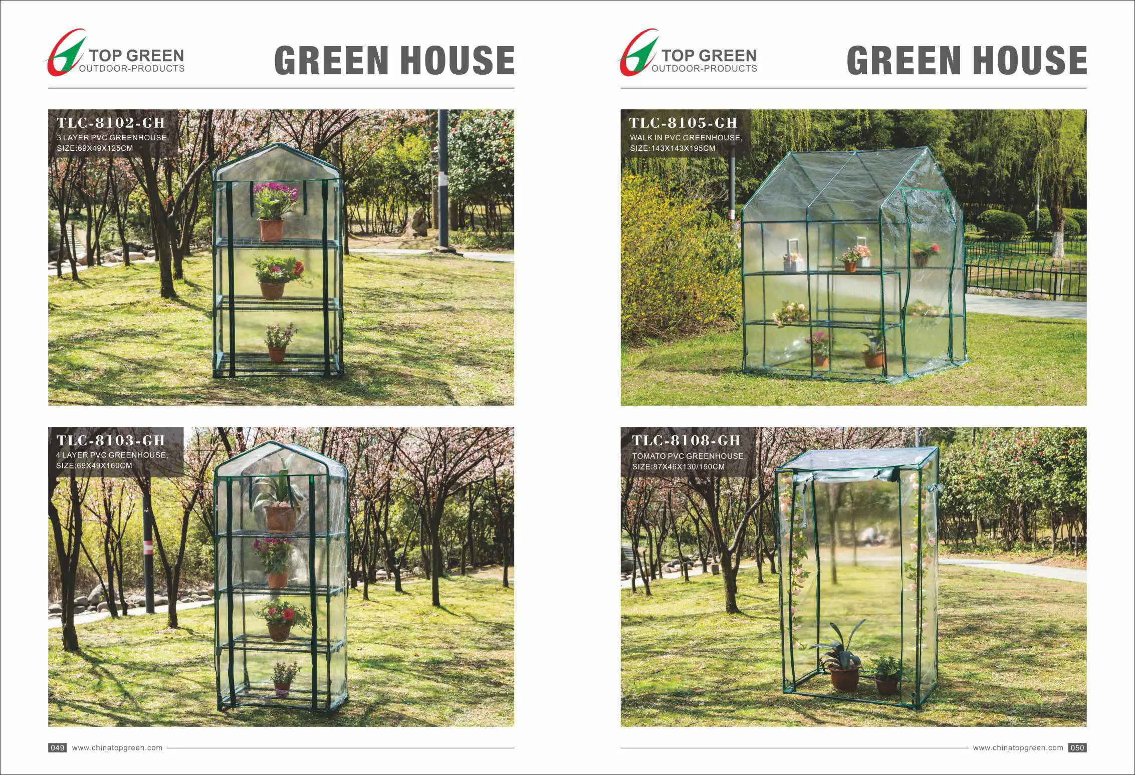 Top green greenhouse supplies greenhouse structure galvanized steel Plastic greenhouse for outdoors