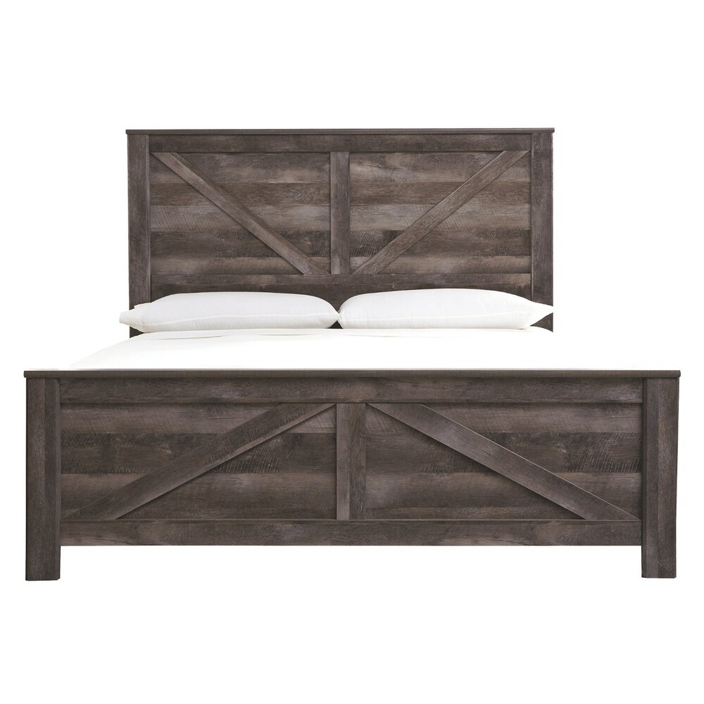 Wynnlow Cross Buck Panel Bed.