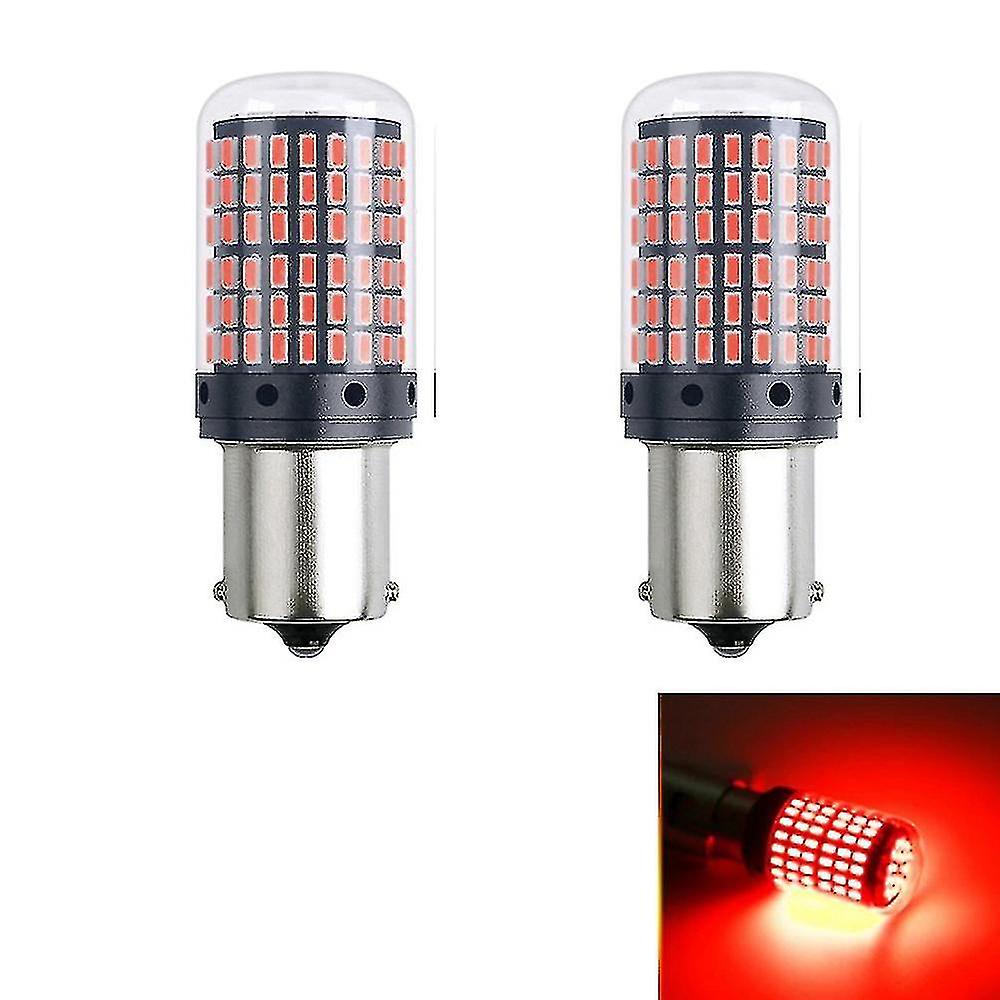 2pcs Car P21w Ba15s 1156 Led Canbus Light Auto Turn Signal Brake Bulb