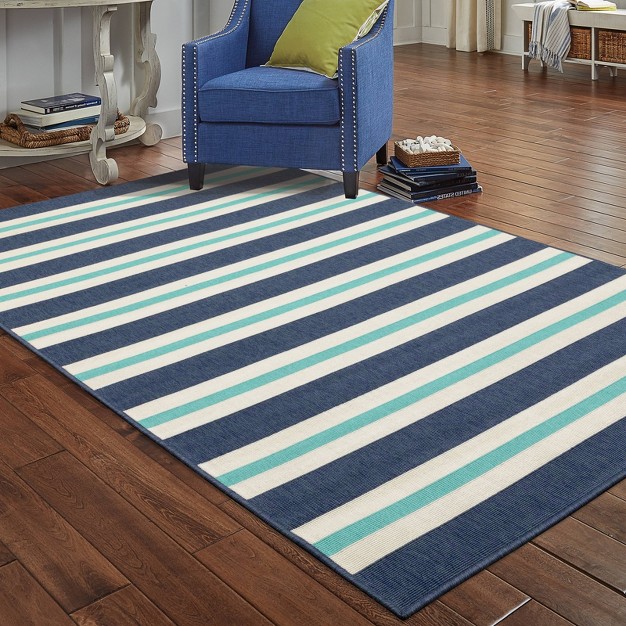 Marlowe Striped Patio Rug