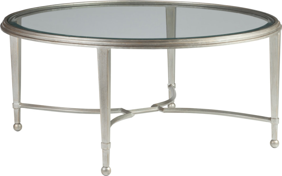 Sangiovese Round Cocktail Table   Transitional   Coffee Tables   by HedgeApple  Houzz