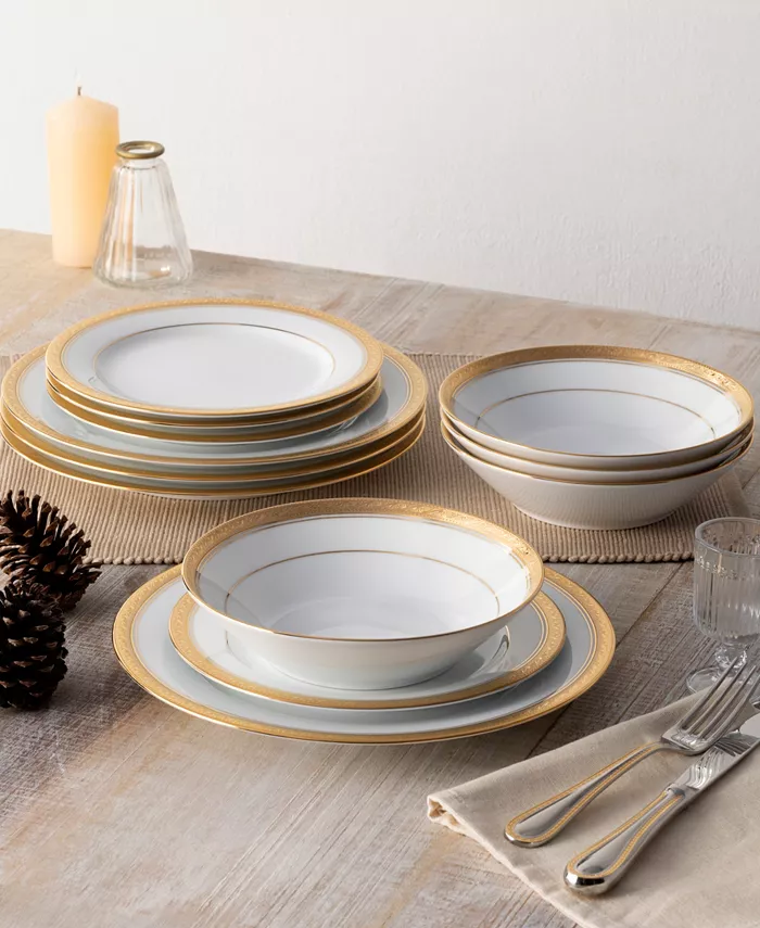 Noritake Crestwood Gold Dinnerware Collection