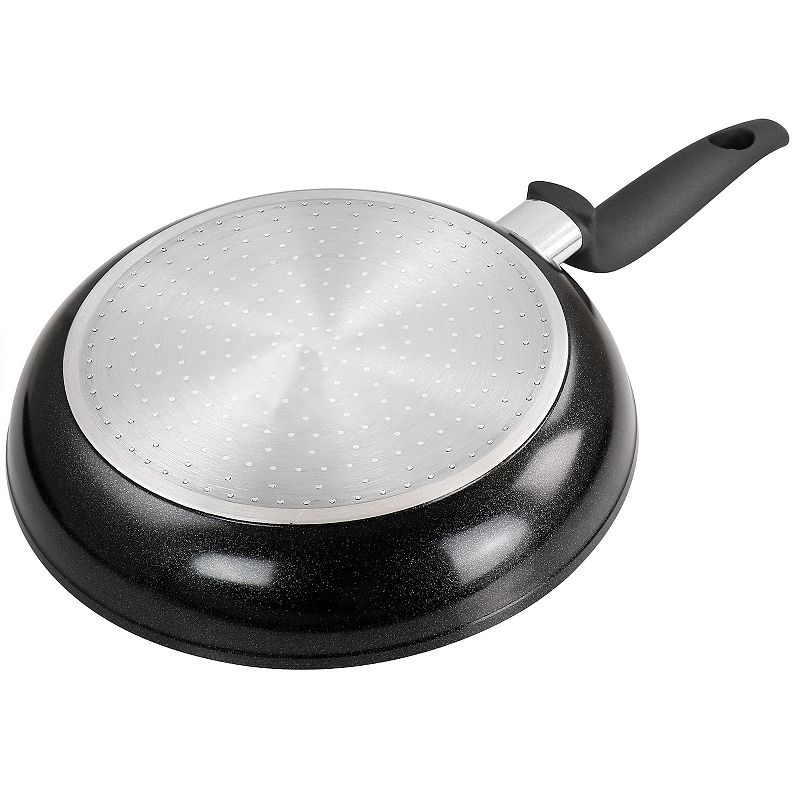 Tosca Cortona 10 Inch Nonstick Aluminum Frying Pan in Warm Black