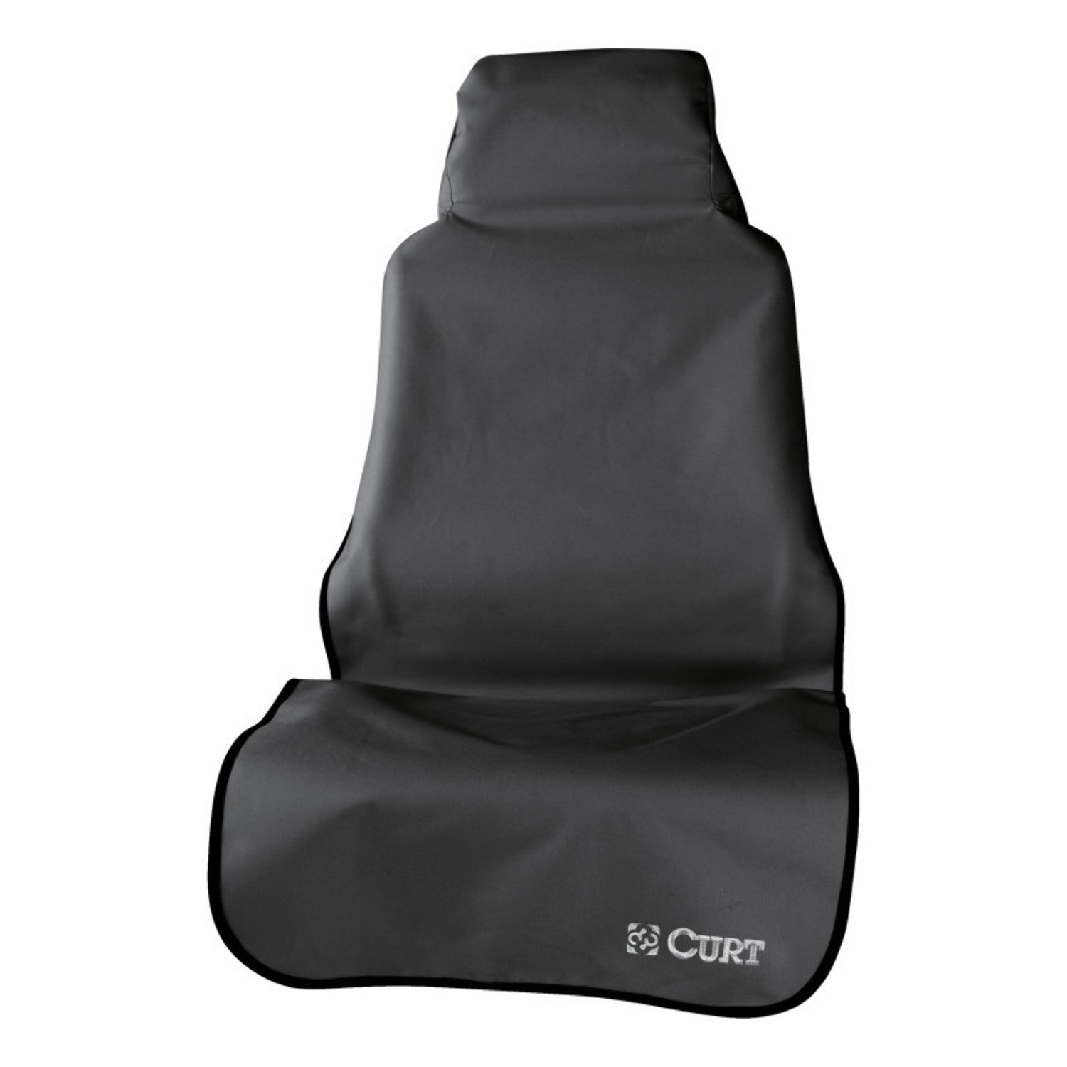 Curt Seat Defender 58in x 23in Removable Waterproof Black Bucket Seat Cover - 18501