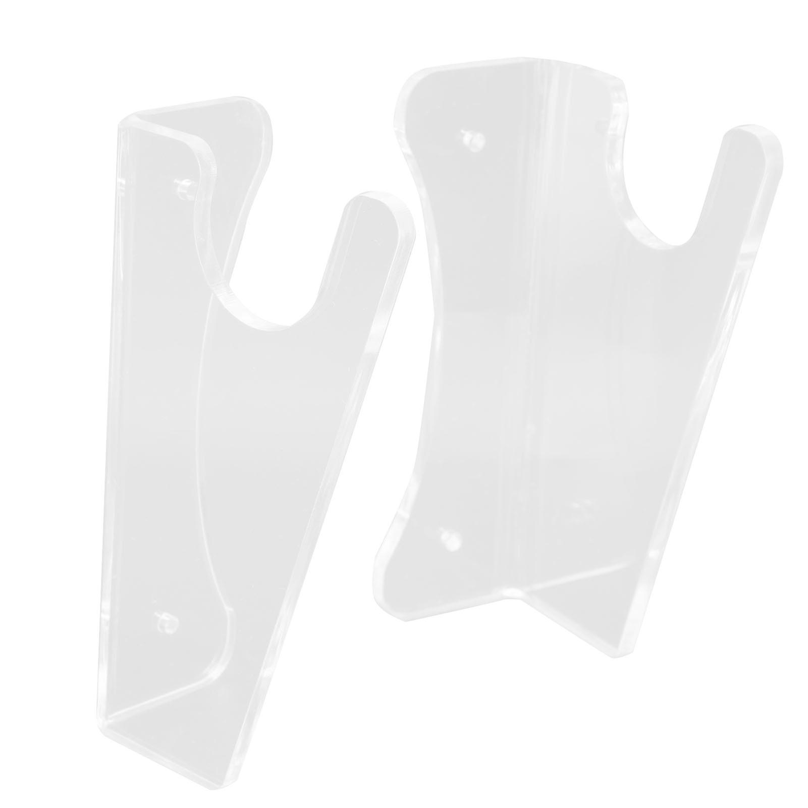 Universal Wall Mounted Bracket Transparent Acrylic Display Rack Stand Horizontal Wall Rack for Light Sword