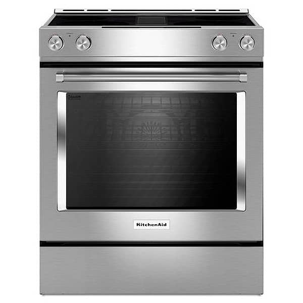 KitchenAid ADA 30 Stainless Steel Slide-In Electric Downdraft Range