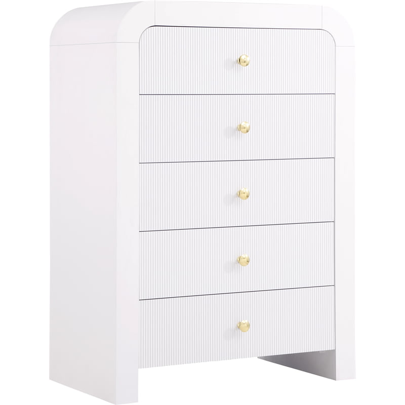 Meridian Furniture Artisto White Chest