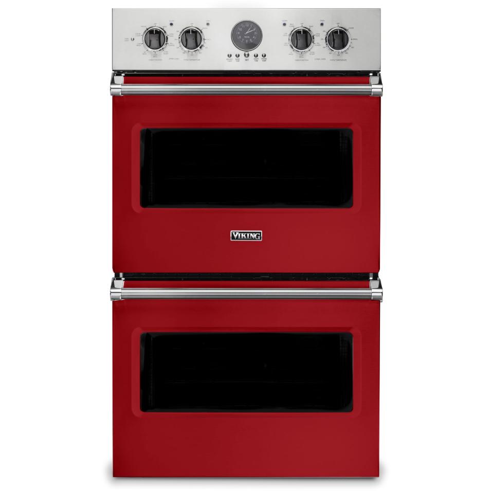 Viking 30-inch 9.4 cu.ft. Built-in Wall Double Oven with TruConvec Convection VDOE530SM