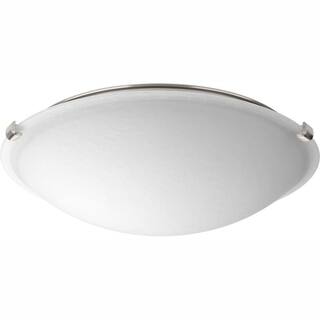 Progress Lighting 16 in. Dome Collection 24-Watt Brushed Nickel Integrated LED Flush Mount P350056-009-30