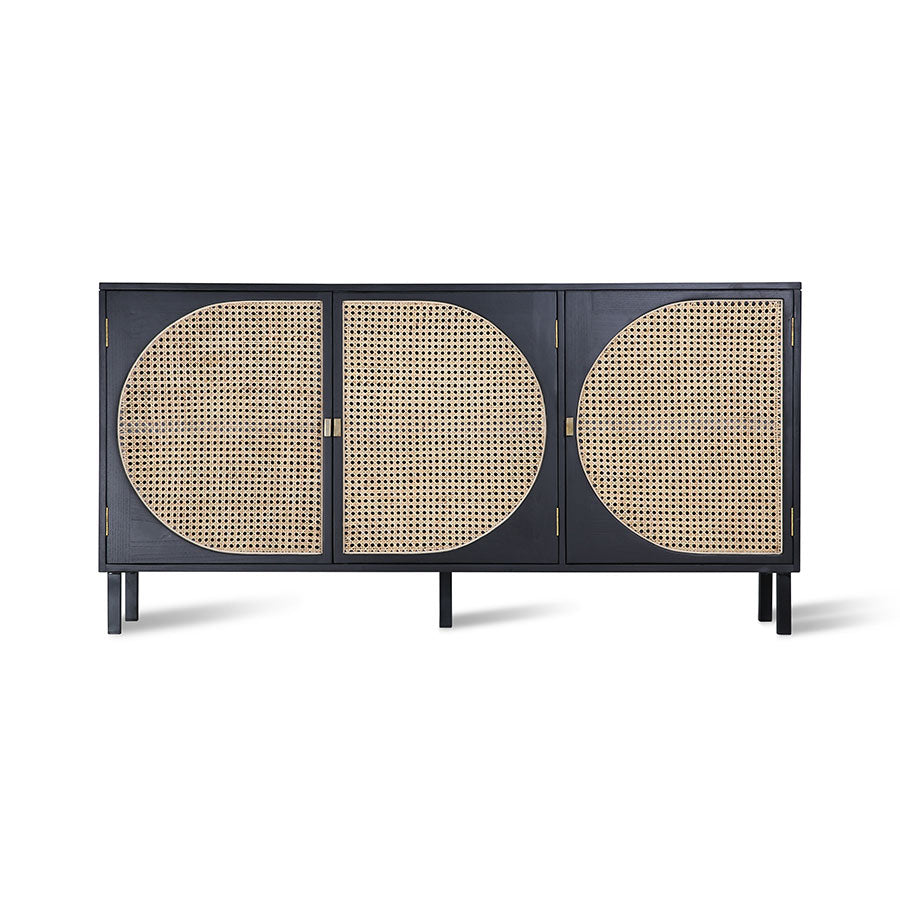 Webbing sideboard - black